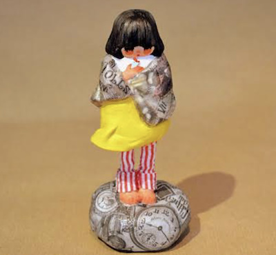 Aylin Örücü imzalı tablo — Yağlı Boya, 11×5 cm, 250 TL müzayede satışı