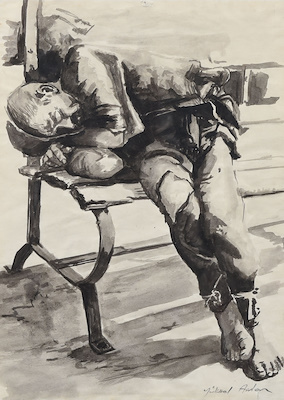 Yüksel Arslan imzalı tablo — 26×19 cm, 3.800 TL müzayede satışı
