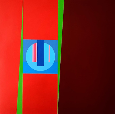 Hamid Alioğlu imzalı tablo — 100×100 cm, 2.200 TL müzayede satışı