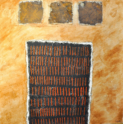 İsmail Atmalı imzalı tablo — 120×120 cm, 3.500 TL müzayede satışı