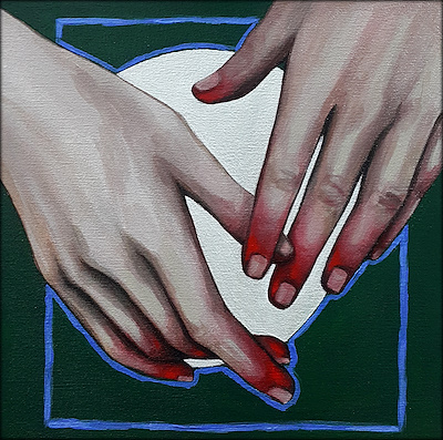 Yasemin Uzun imzalı tablo — Akrilik Boya, 25×25 cm, 850 TL müzayede satışı