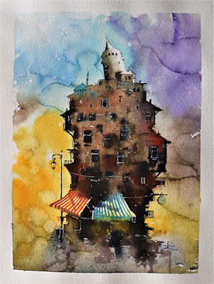 Sinan Balta imzalı tablo — Sulu Boya, 61.5×46 cm, 2.700 TL müzayede satışı