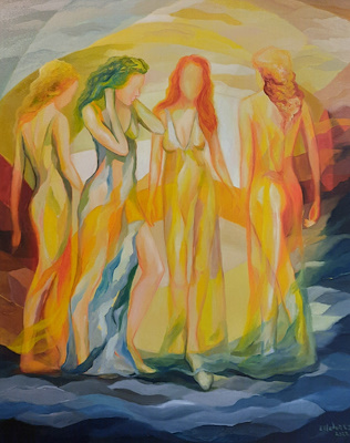 Eflatun Lale Şen imzalı tablo — Yağlı Boya, 100×80 cm, 4.750 TL müzayede satışı