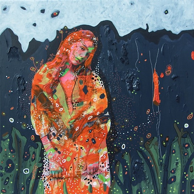 Zahit Yıldız imzalı tablo — Karışık Teknik, 50×50 cm, 6.000 TL müzayede satışı