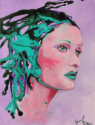 Gülhan Aktuğ Eren imzalı tablo — Akrilik Boya, 32×24 cm, 1.100 TL müzayede satışı