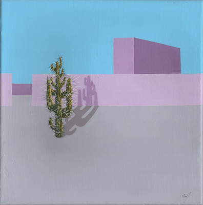 Elif Sicim imzalı tablo — Akrilik Boya, 25×25 cm, 1.600 TL müzayede satışı