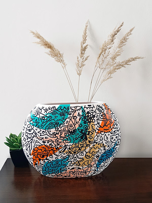 Faden Aksöz imzalı tablo — Akrilik Boya, 21×26 cm, 5.000 TL müzayede satışı