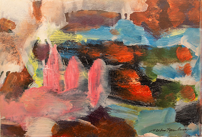 Mehmet Yorulmaz imzalı tablo — Karışık Teknik, 29×20 cm, 6.500 TL müzayede satışı