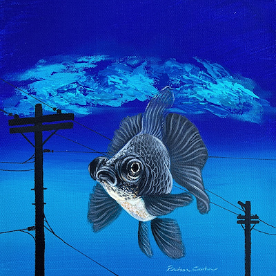 Emirhan Candan imzalı tablo — Akrilik Boya, 25×25 cm, 2.000 TL müzayede satışı