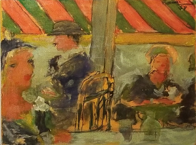 Hüseyin Ünlü imzalı tablo — Akrilik Boya, 18×24 cm, 2.200 TL müzayede satışı