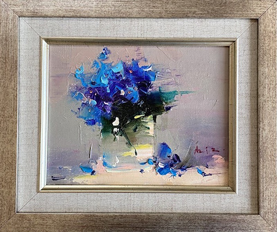 Aziz Sulaymanov imzalı tablo — Yağlı Boya, 20×15 cm, 1.800 TL müzayede satışı