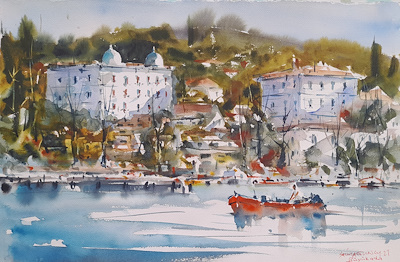 Saim Altuncu imzalı tablo — Sulu Boya, 38×56 cm, 2.500 TL müzayede satışı