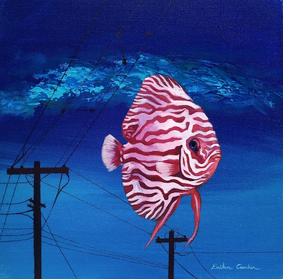 Emirhan Candan imzalı tablo — Akrilik Boya, 25×25 cm, 3.800 TL müzayede satışı