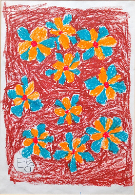 Esma Ekiz imzalı tablo — Pastel Boya, 34×24 cm, 1.750 TL müzayede satışı