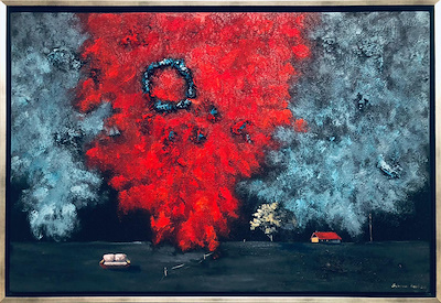 Behruz Kuul imzalı tablo — Yağlı Boya, 80×120 cm, 46.000 TL müzayede satışı