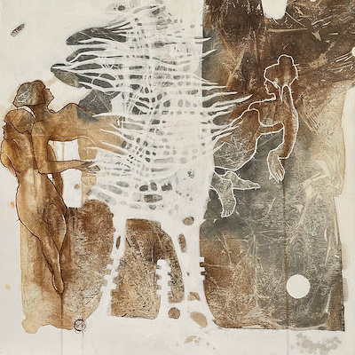 Neslihan Kıyar imzalı tablo — Karışık Teknik, 70×70 cm, 8.000 TL müzayede satışı