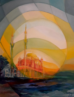 Eflatun Lale Şen imzalı tablo — Yağlı Boya, 50×40 cm, 7.000 TL müzayede satışı