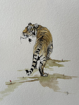 Meryem Bayraktar imzalı tablo — Sulu Boya, 15×20 cm, 1.400 TL müzayede satışı
