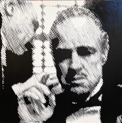 Fulya Şeker imzalı tablo — Akrilik Boya, 100×100 cm, 6.500 TL müzayede satışı