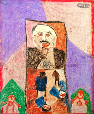Esma Ekiz imzalı tablo — Pastel Boya, 30×25 cm, 3.000 TL müzayede satışı