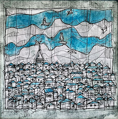 Hakan Dilek imzalı tablo — Karışık Teknik, 15×15 cm, 2.400 TL müzayede satışı