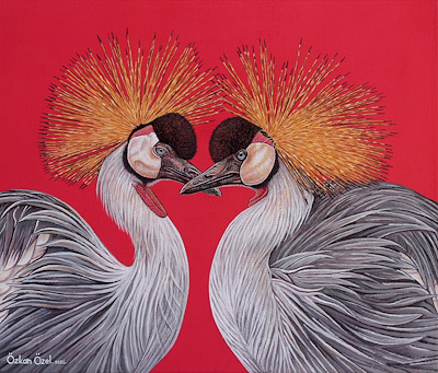 Özkan Özel imzalı tablo — Akrilik Boya, 40×35 cm, 3.000 TL müzayede satışı