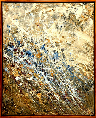 Musa Güney imzalı tablo — Akrilik Boya, 110×90 cm, 90.000 TL müzayede satışı