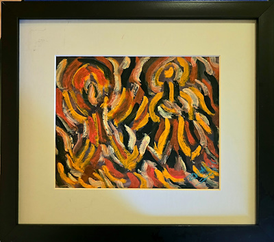 Rahim Ekiz imzalı tablo — Yağlı Boya, 18×23.5 cm, 1.800 TL müzayede satışı