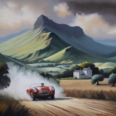 Ömer Sütçü imzalı tablo — Akrilik Boya, 50×50 cm, 5.500 TL müzayede satışı