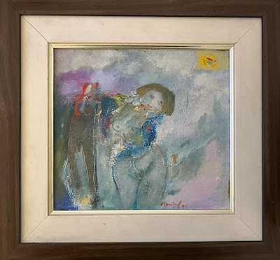 Ender Dandul imzalı tablo — Karışık Teknik, 22×33.5 cm, 4.500 TL müzayede satışı