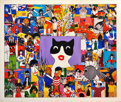 Tuncay Takmaz imzalı tablo — Karışık Teknik, 100×120 cm, 30.000 TL müzayede satışı