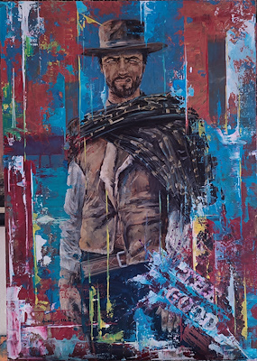 Hüseyin Ünlü imzalı tablo — Karışık Teknik, 100×120 cm, 4.000 TL müzayede satışı