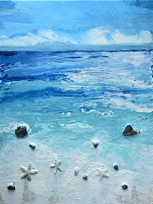 Rabia Koraltan imzalı tablo — Akrilik Boya, 40×30 cm, 3.100 TL müzayede satışı