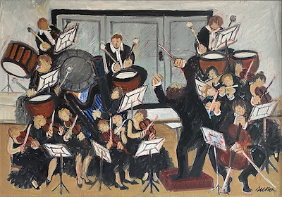 Suna Özkalan imzalı tablo — Yağlı Boya, 47×68 cm, 35.000 TL müzayede satışı