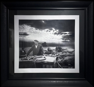 Ara Güler imzalı tablo — 58×66 cm, 60.000 TL müzayede satışı