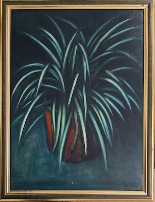 Biles Öcal imzalı tablo — Yağlı Boya, 67×49 cm, 8.000 TL müzayede satışı