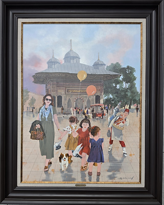 Faruk Cimok imzalı tablo — Yağlı Boya, 80×60 cm, 300.000 TL müzayede satışı