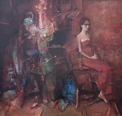 Mahir Güven imzalı tablo — Yağlı Boya, 95×100 cm, 130.000 TL müzayede satışı