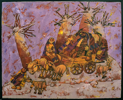 Ganco Karabacakov imzalı tablo — Yağlı Boya, 70×80 cm, 61.000 TL müzayede satışı