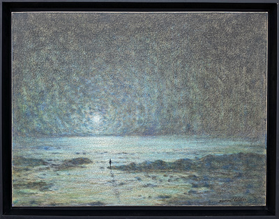 İsmail Tetikçi imzalı tablo — Karışık Teknik, 60×80 cm, 100.000 TL müzayede satışı
