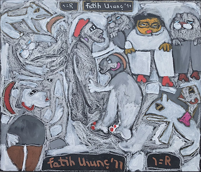 Fatih Urunç imzalı tablo — Yağlı Boya, 101×85 cm, 70.000 TL müzayede satışı