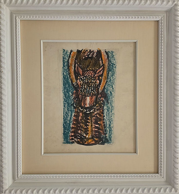 Orhan Peker imzalı tablo — Pastel Boya, 40×32 cm, 130.000 TL müzayede satışı