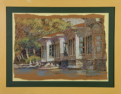 Necdet Çatak imzalı tablo — Sulu Boya, 44×62 cm, 9.443 TL müzayede satışı