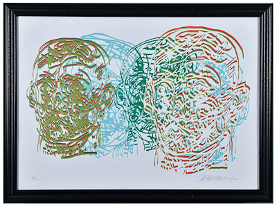 Mehmet Özel imzalı tablo — Baskı, 50×70 cm, 2.927 TL müzayede satışı