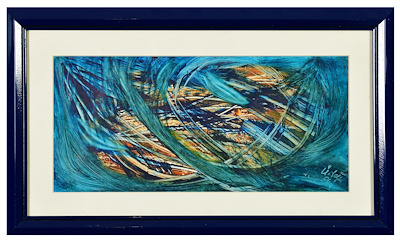 Ümran Yeğin imzalı tablo — Akrilik Boya, 18×38 cm, 2.361 TL müzayede satışı