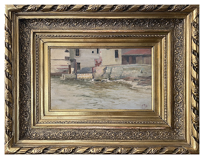 Bahriyeli İsmail Hakkı imzalı tablo — Sulu Boya, 18.5×30.5 cm, 118.032 TL müzayede satışı