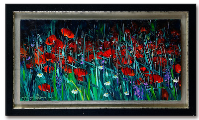 Hikmet Çetinkaya imzalı tablo — Yağlı Boya, 50×100 cm, 29.508 TL müzayede satışı