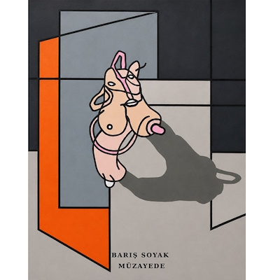 Çağatay Odabaş imzalı tablo — Akrilik Boya, 150×120 cm, 50.000 TL müzayede satışı