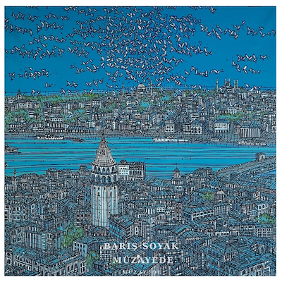 Devrim Erbil imzalı tablo — Yağlı Boya, 100×100 cm, 1.180.000 TL müzayede satışı