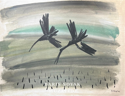 Salih Acar imzalı tablo — Yağlı Boya, 60×80 cm, 70.000 TL müzayede satışı